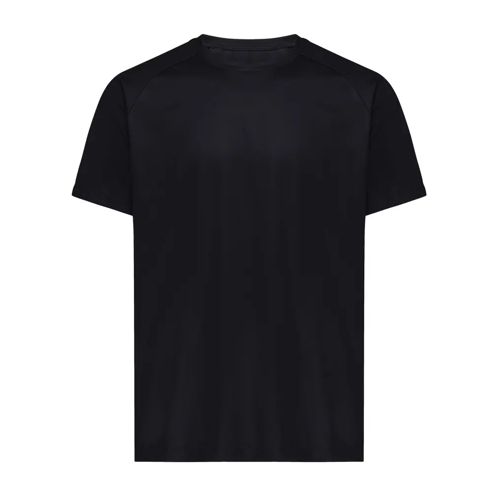 Brzo sušeća sportska majica od recikliranog poliestera Iqoniq Tikal T9102 black 4XL-5