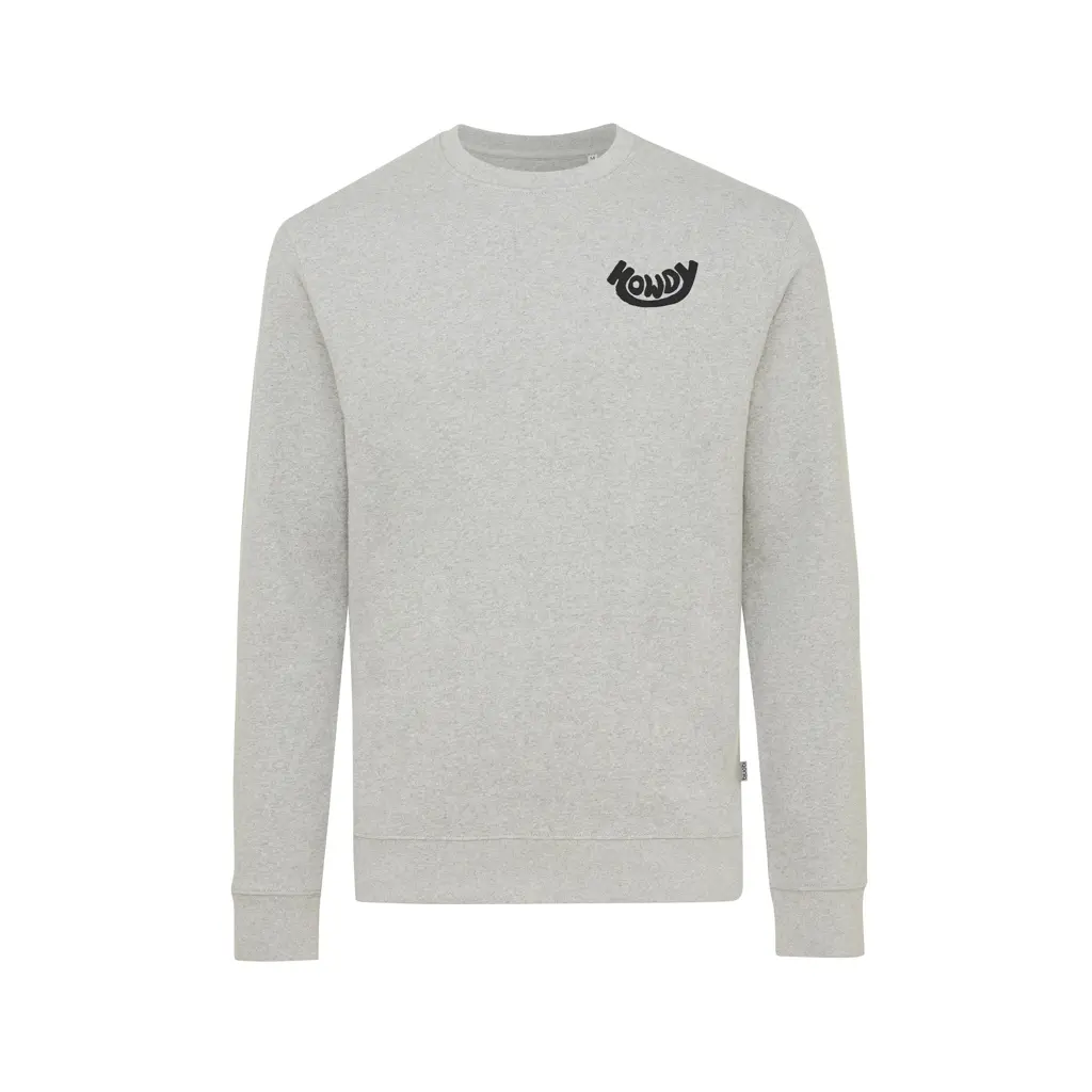 Okrugli ovratnik od recikliranog pamuka Iqoniq Denali T9301 heather grey 4XL-11