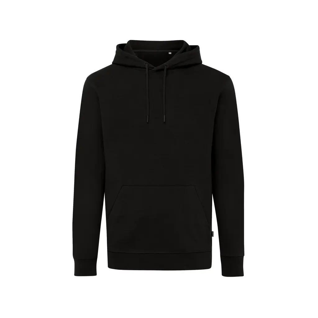 Iqoniq Jasper majica s kapuljačom od recikliranog pamuka T9400 black 4XL-3