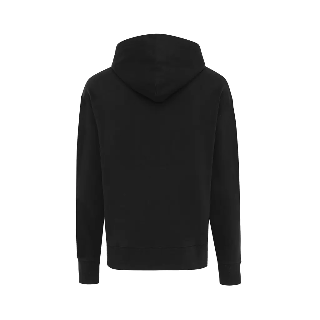Iqoniq Yoho opuštena majica s kapuljačom od recikliranog pamuka T9402 black L-5