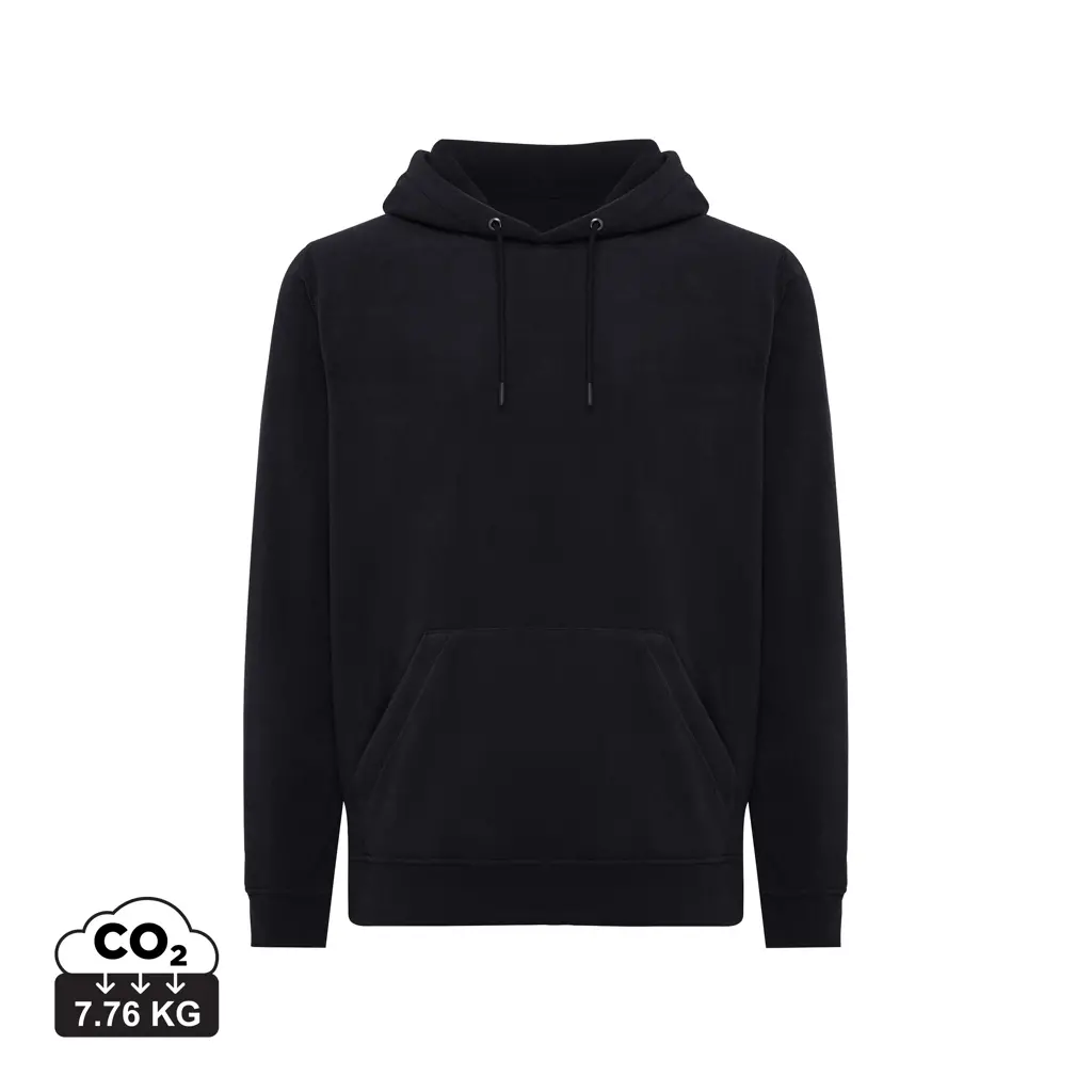 Iqoniq Trivor majica s kapuljačom od recikliranog poliestera od mikroflisa T9403 black 4XL-2