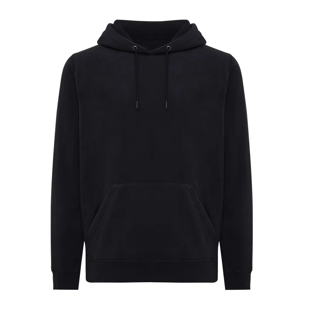 Iqoniq Trivor majica s kapuljačom od recikliranog poliestera od mikroflisa T9403 black 4XL-4