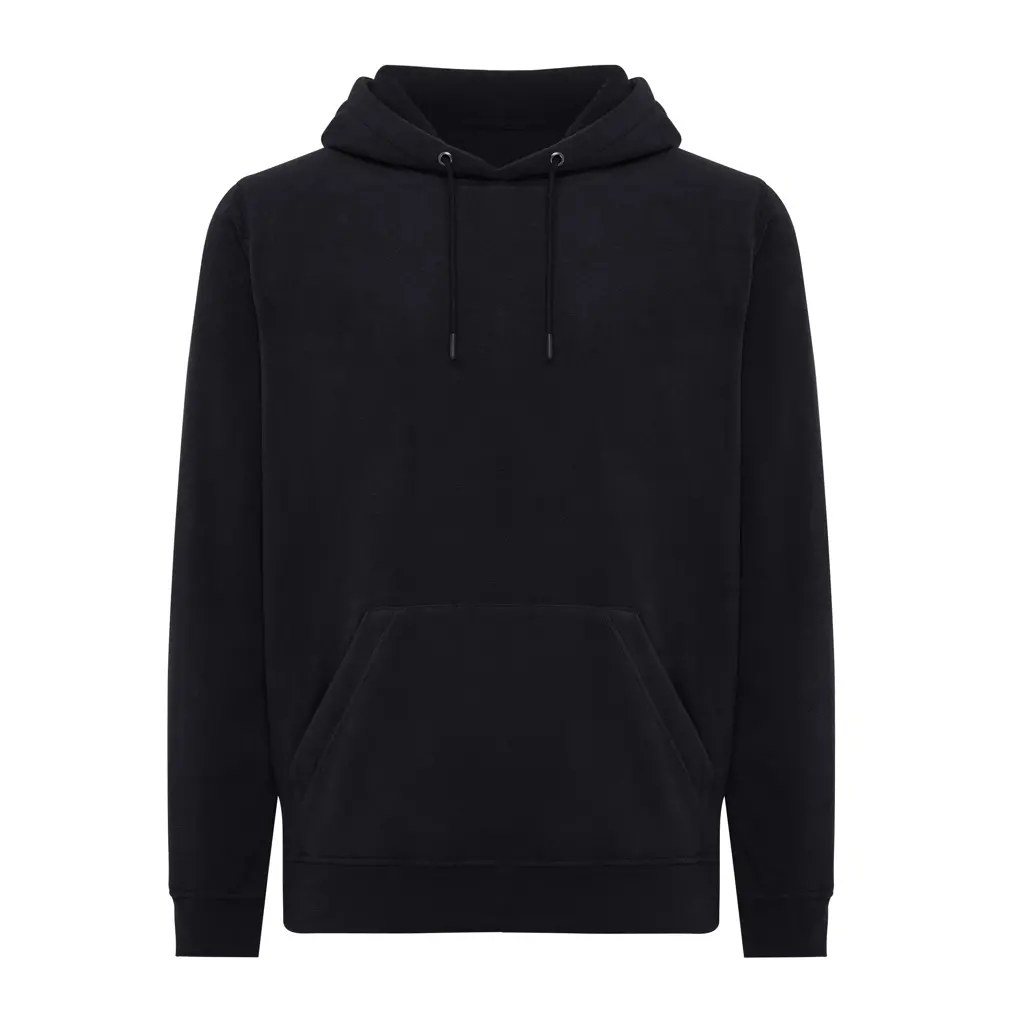 Iqoniq Trivor majica s kapuljačom od recikliranog poliestera od mikroflisa T9403 black 4XL-5