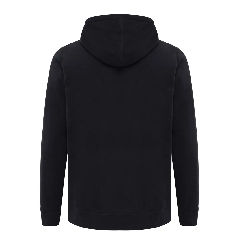 Iqoniq Trivor majica s kapuljačom od recikliranog poliestera od mikroflisa T9403 black 4XL-6