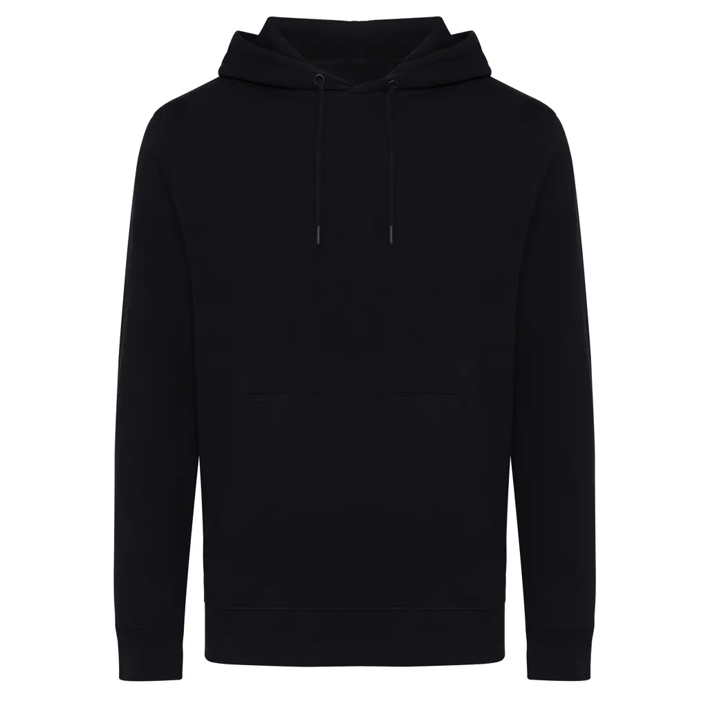 Iqoniq Rila lagana majica s kapuljačom od recikliranog pamuka T9404 black 4XL-4