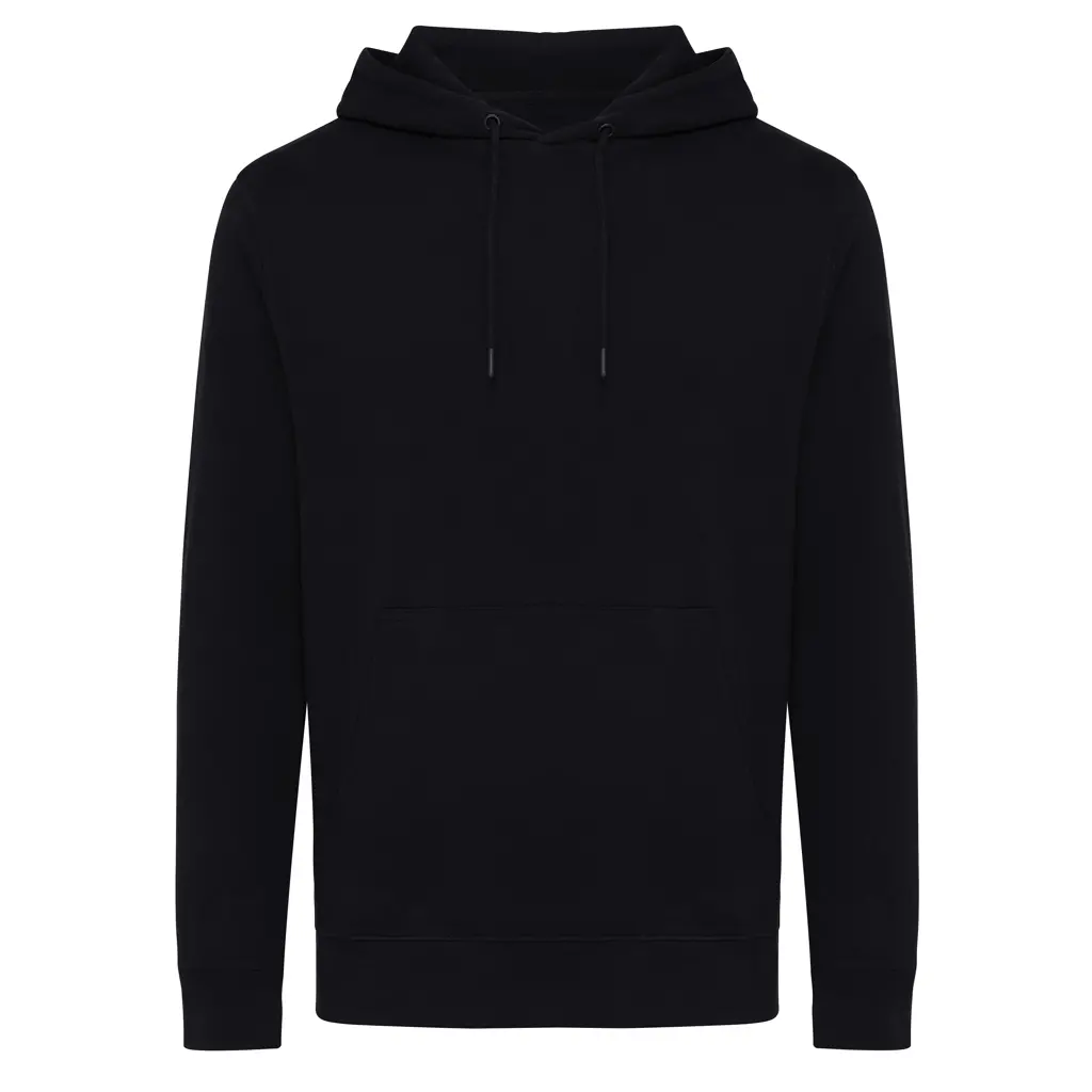 Iqoniq Rila lagana majica s kapuljačom od recikliranog pamuka T9404 black 4XL-5