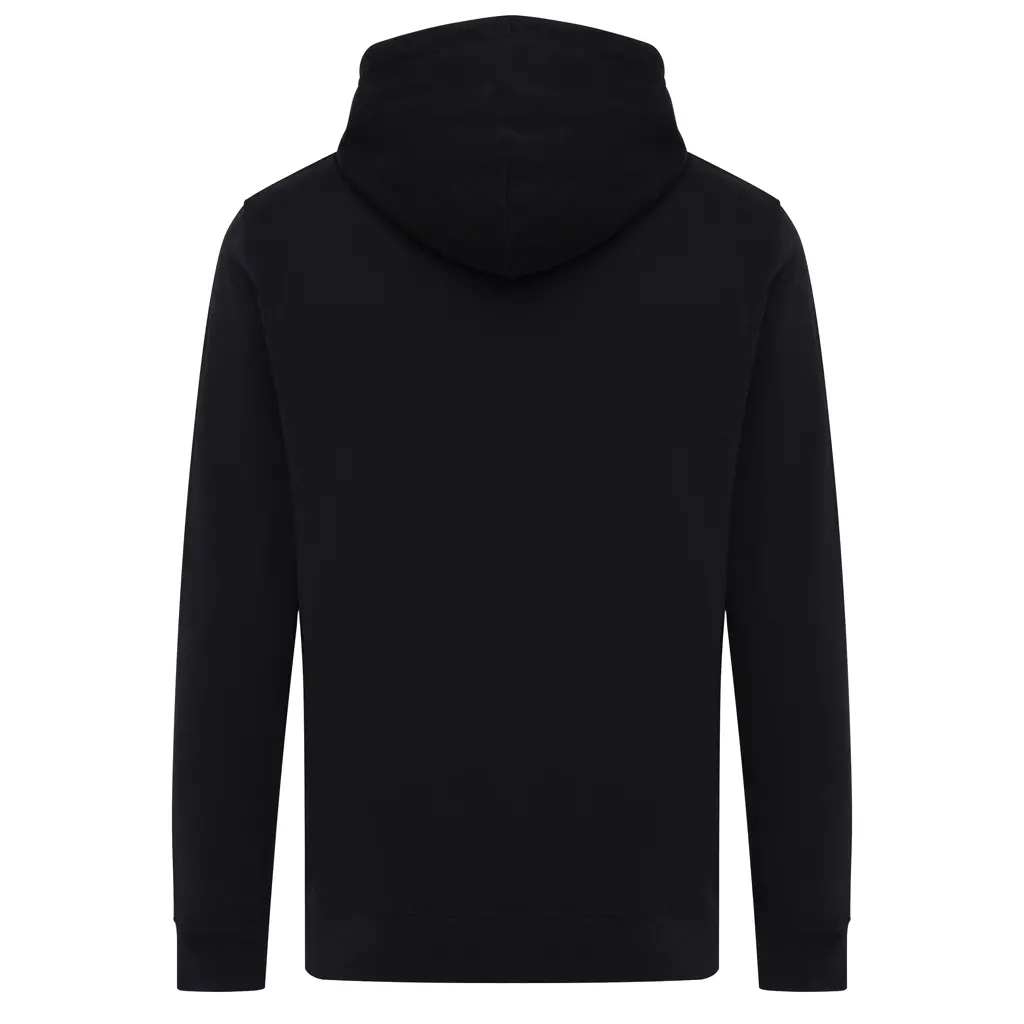 Iqoniq Rila lagana majica s kapuljačom od recikliranog pamuka T9404 black 4XL-7