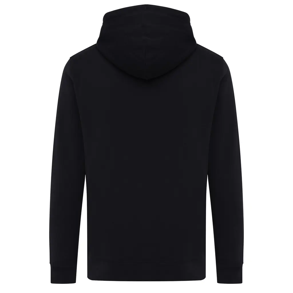 Iqoniq Rila lagana majica s kapuljačom od recikliranog pamuka T9404 black 4XL-6