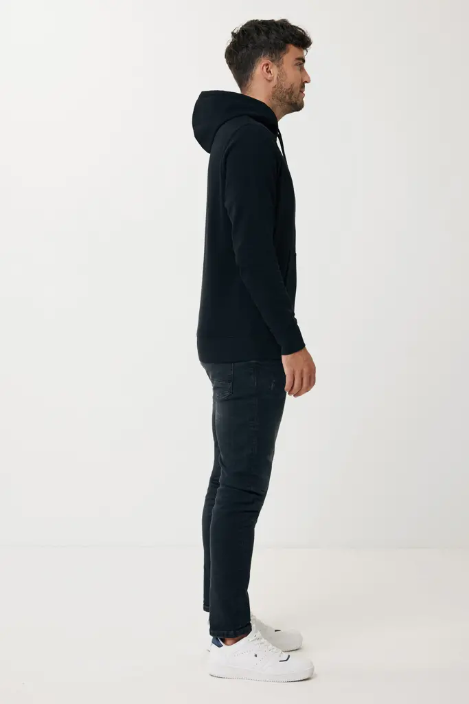 Iqoniq Rila lagana majica s kapuljačom od recikliranog pamuka T9404 black 4XL-19