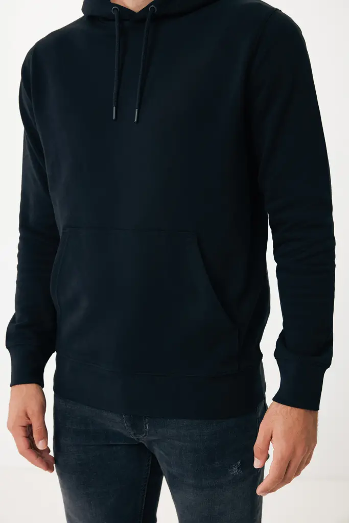 Iqoniq Rila lagana majica s kapuljačom od recikliranog pamuka T9404 black 4XL-29
