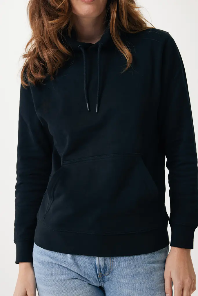 Iqoniq Rila lagana majica s kapuljačom od recikliranog pamuka T9404 black 4XL-31