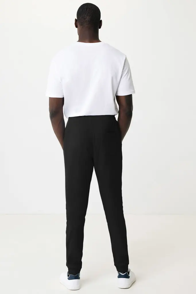 Jogger hlače od recikliranog pamuka Iqoniq Cooper T9500 black L-20