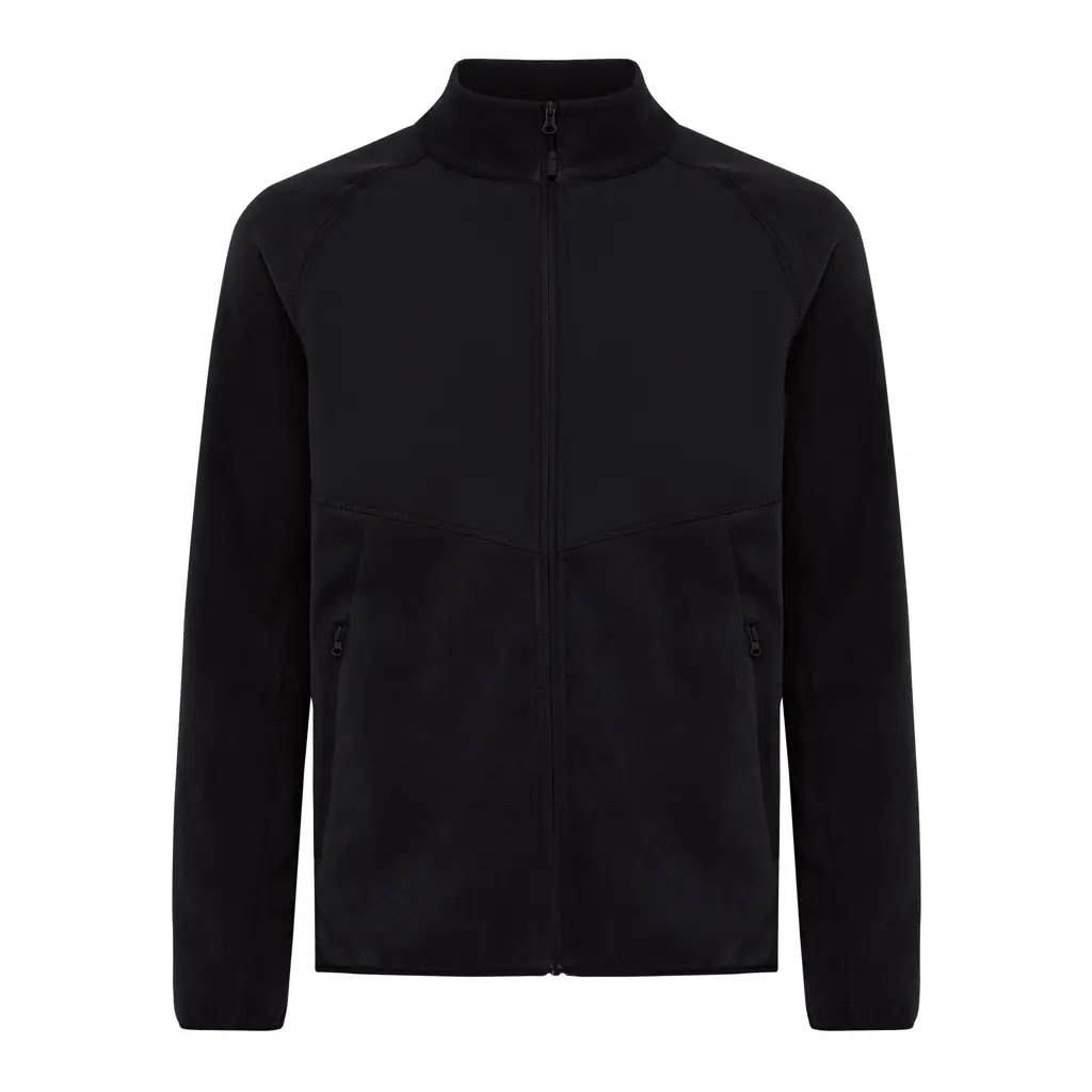 Iqoniq Talung mikroflis od recikliranog poliestera se zatvara T9603 black 4XL-4