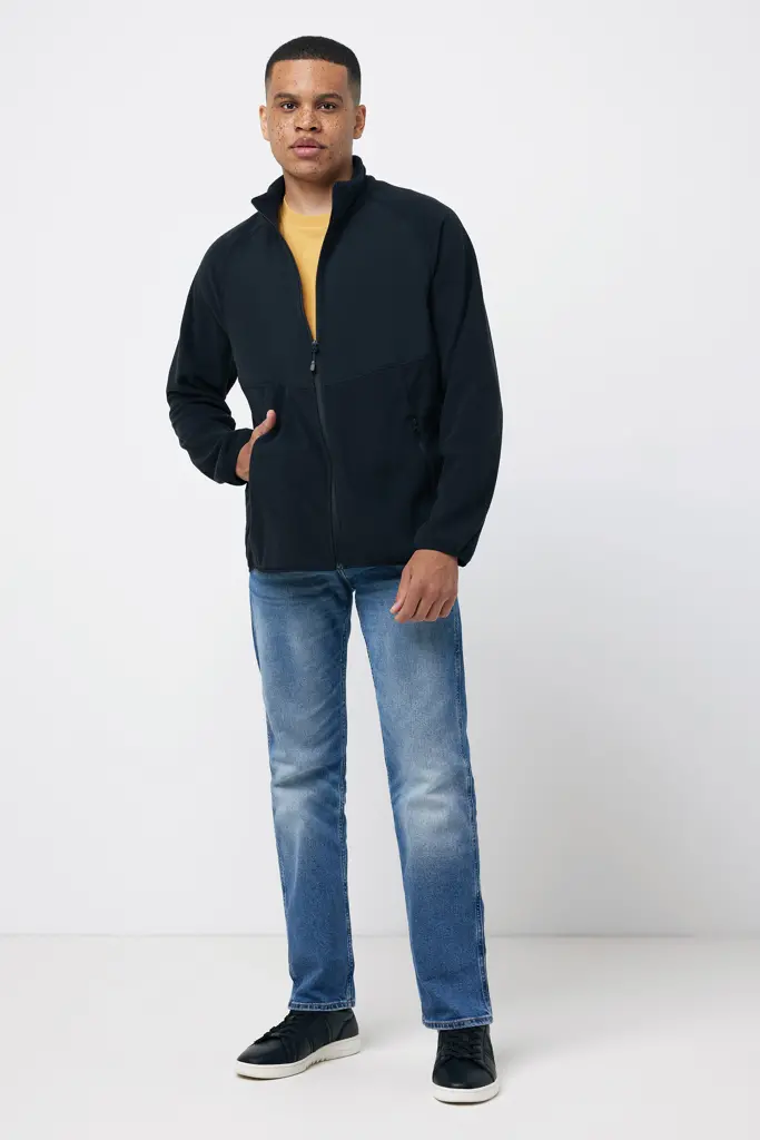 Iqoniq Talung mikroflis od recikliranog poliestera se zatvara T9603 black 4XL-15