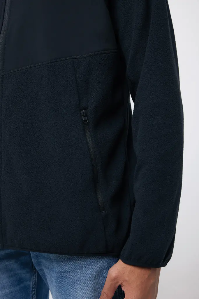 Iqoniq Talung mikroflis od recikliranog poliestera se zatvara T9603 black 4XL-33