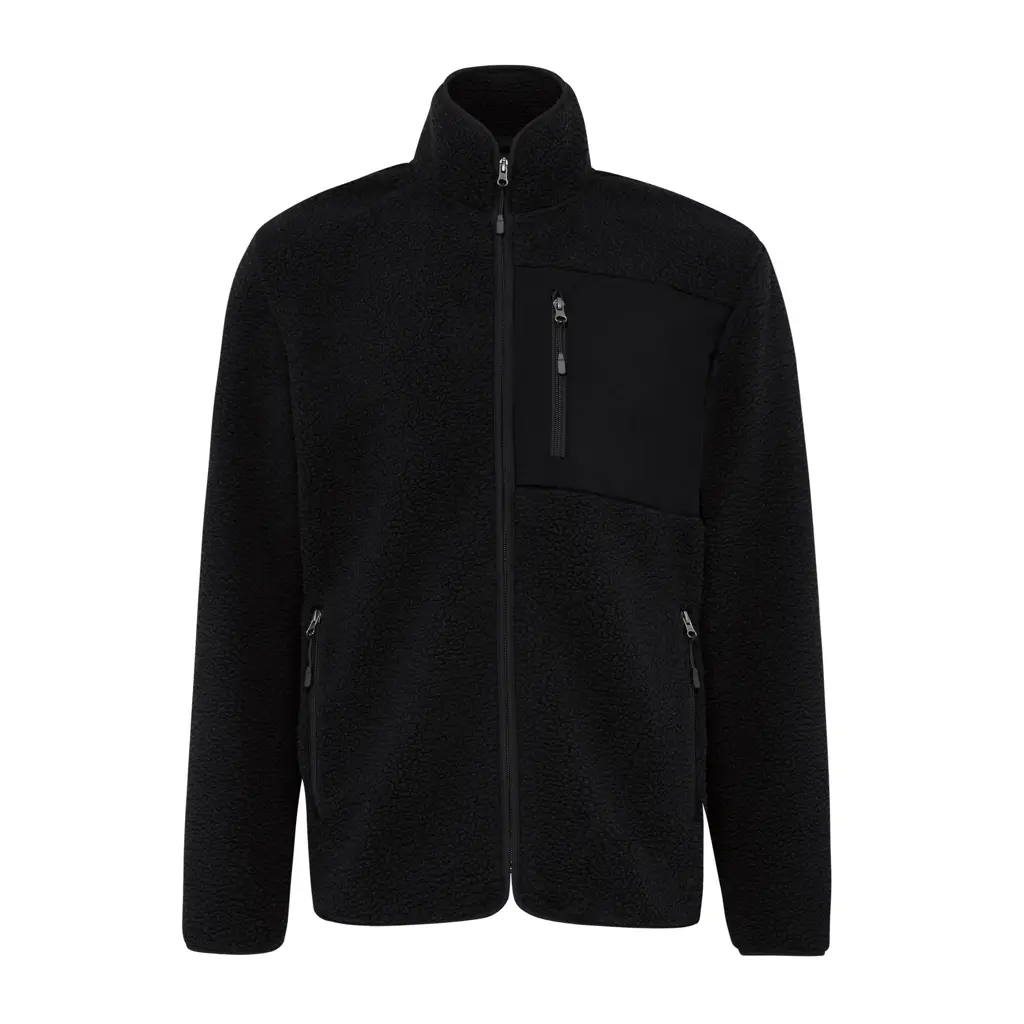 Jakna od flisa od recikliranog poliestera Iqoniq Diran T9800 black L-4