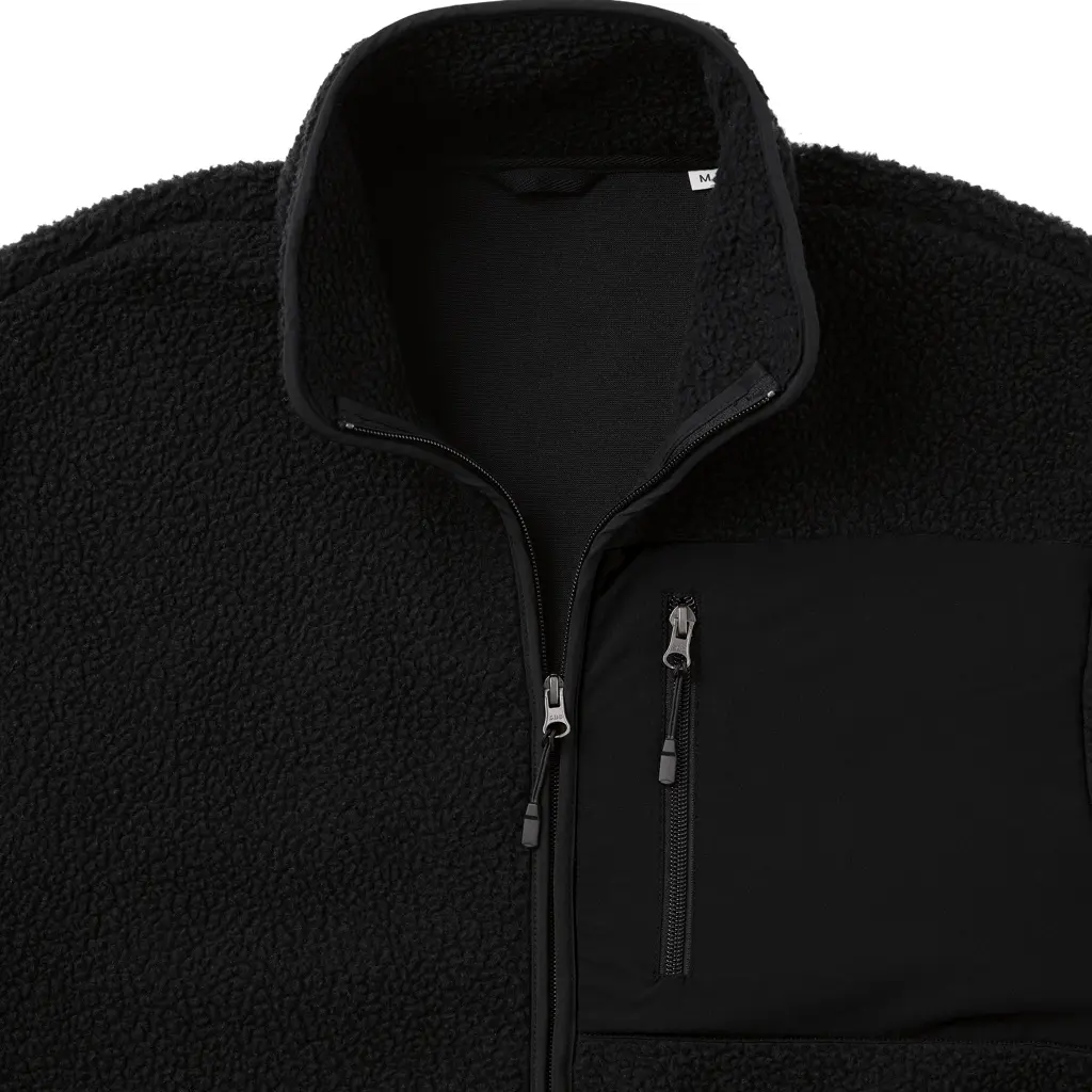 Jakna od flisa od recikliranog poliestera Iqoniq Diran T9800 black L-9