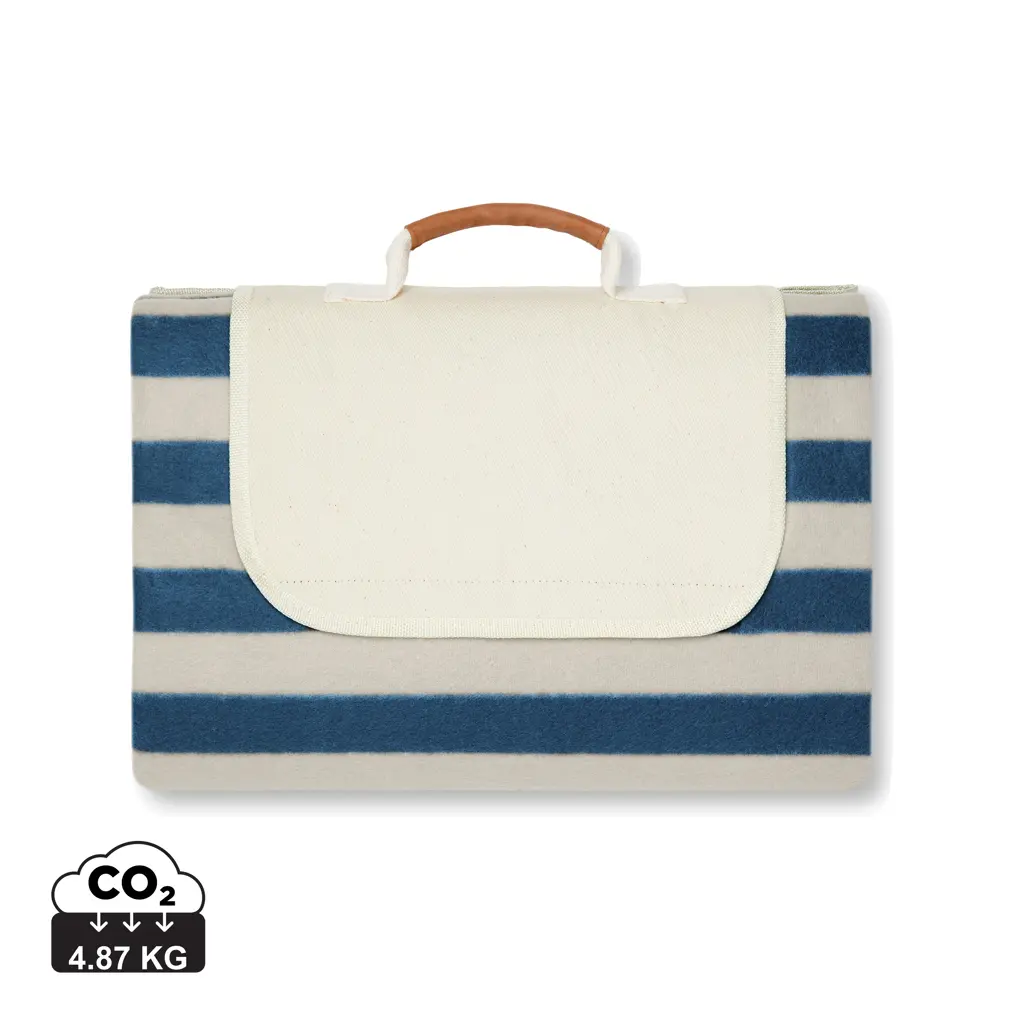 Piknik deka velika VINGA Alba GRS RPET V459000 navy-0