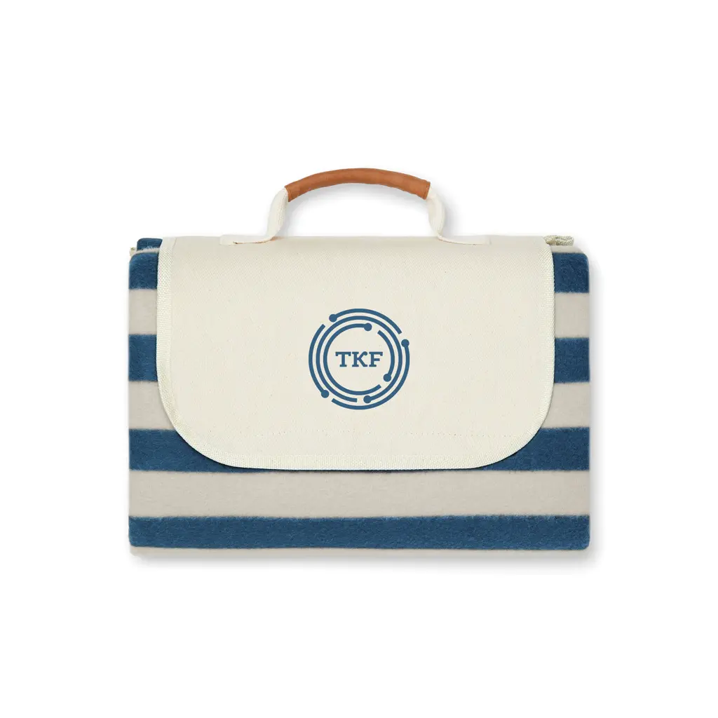 Piknik deka srednja VINGA Alba GRS RPET V459001 navy-3