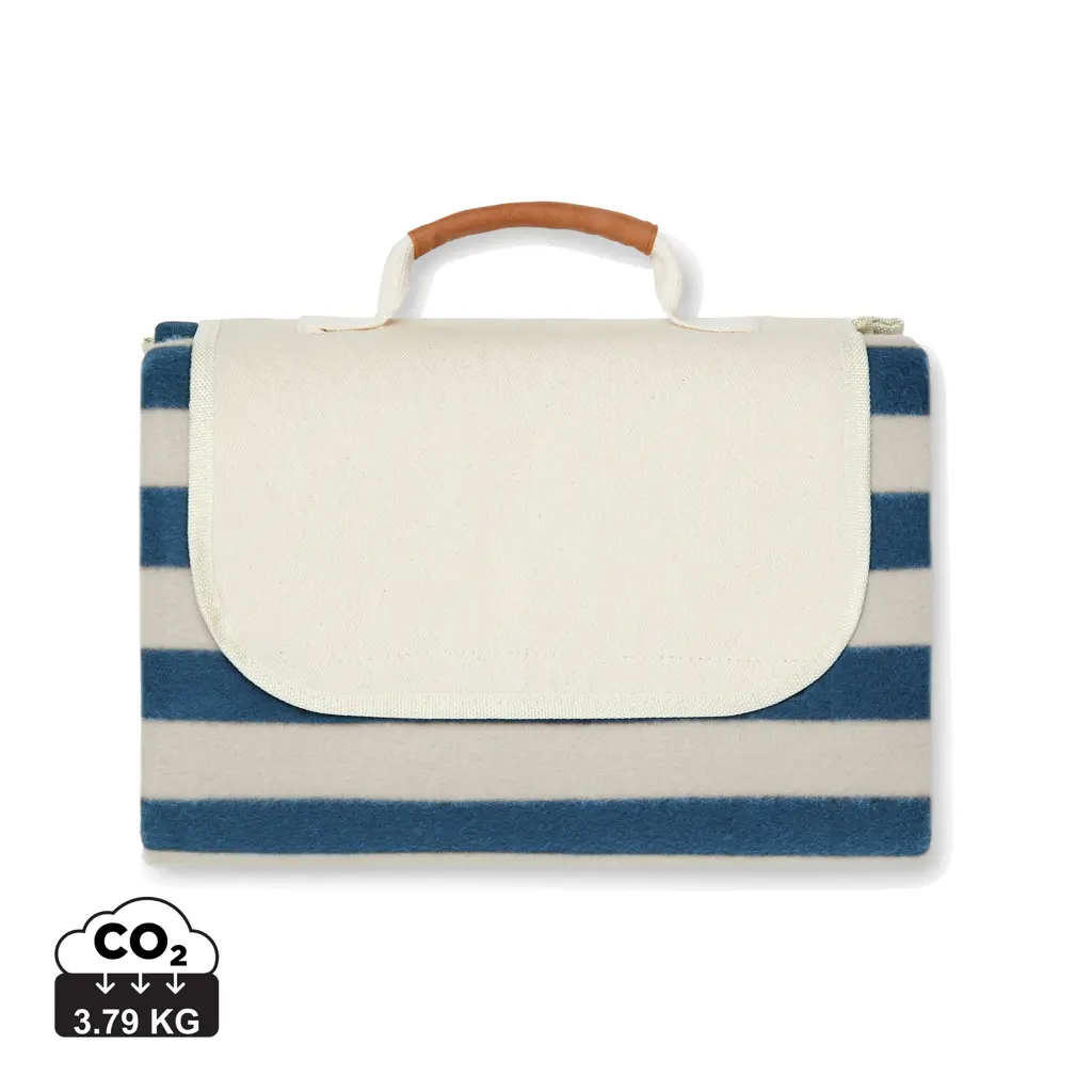 Piknik deka srednja VINGA Alba GRS RPET V459001 navy-0
