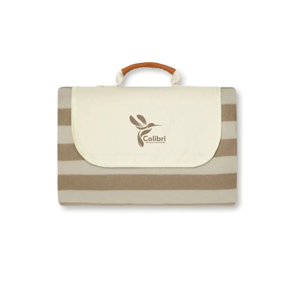 Piknik deka mala VINGA Alba GRS RPET V45901 brown-3