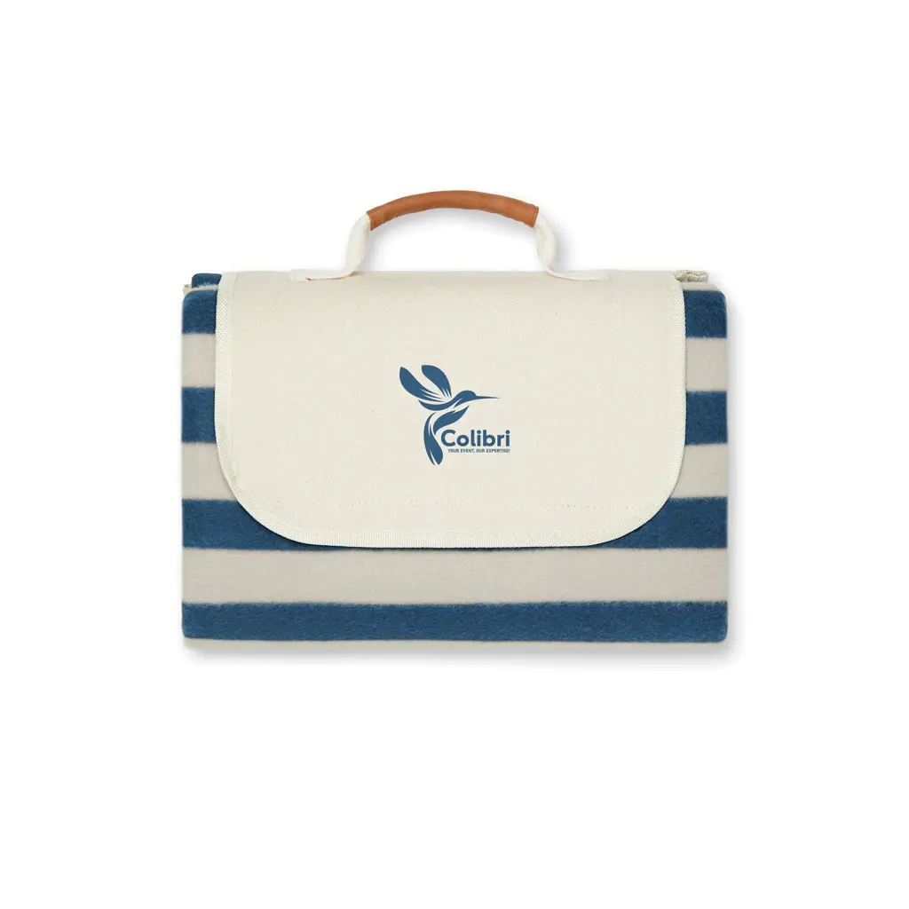 Piknik deka mala VINGA Alba GRS RPET V45901 navy-3