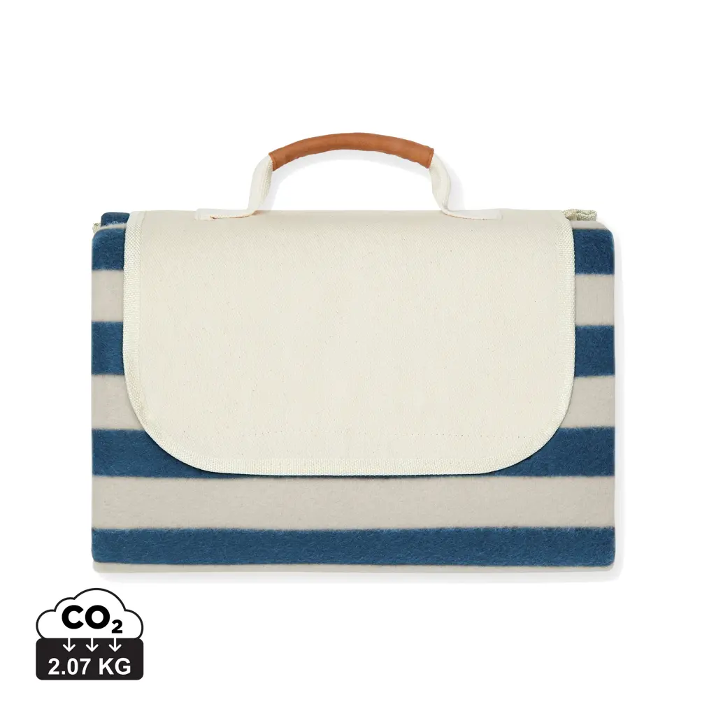 Piknik deka mala VINGA Alba GRS RPET V45901 navy-0