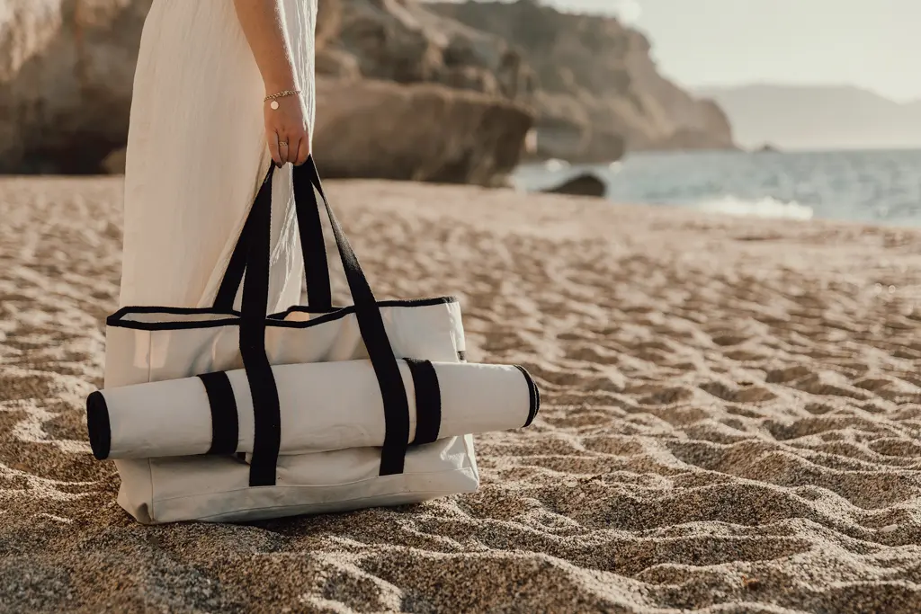 Torba za plažu VINGA Volonne AWARE™ V76203 off white-8