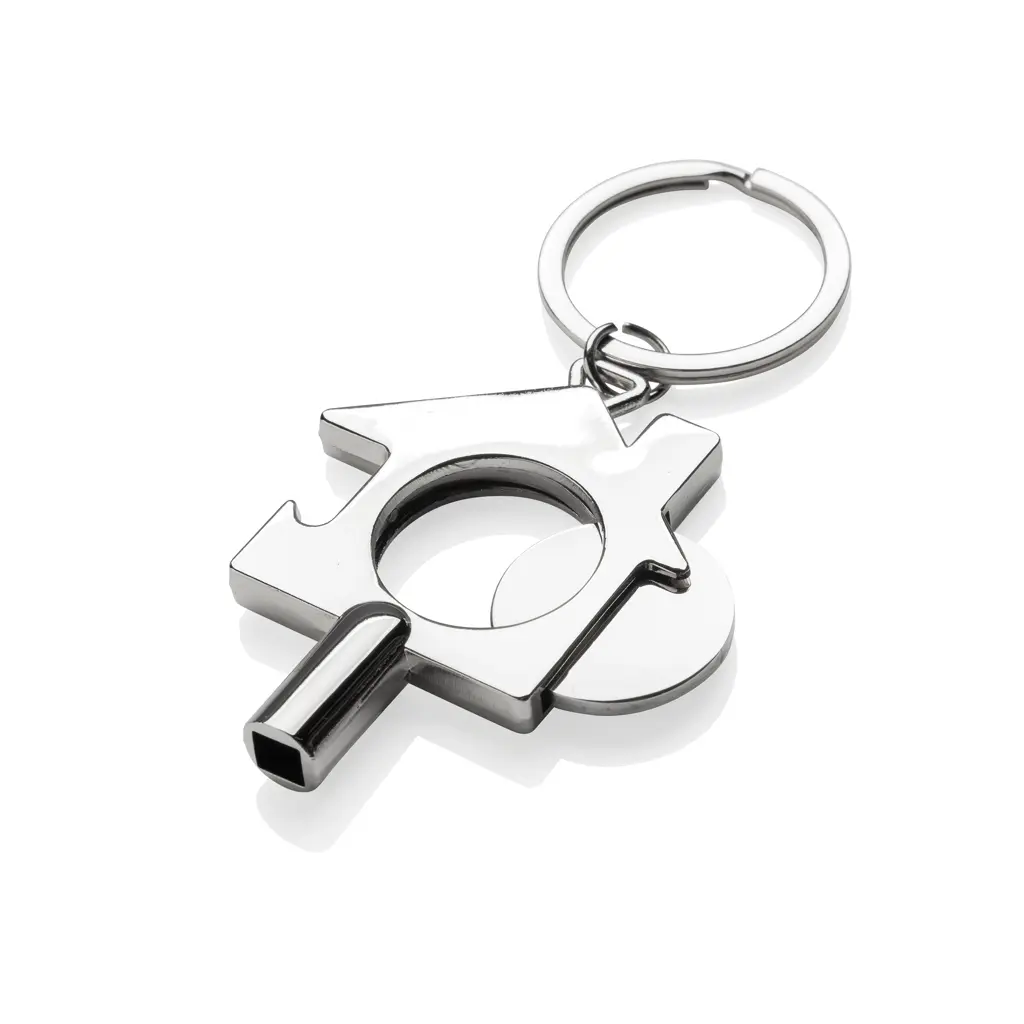Privjesak 3u1 P191.71, Privjesak za ključeve MeasureMate RCS P191.73 grey, silver-5