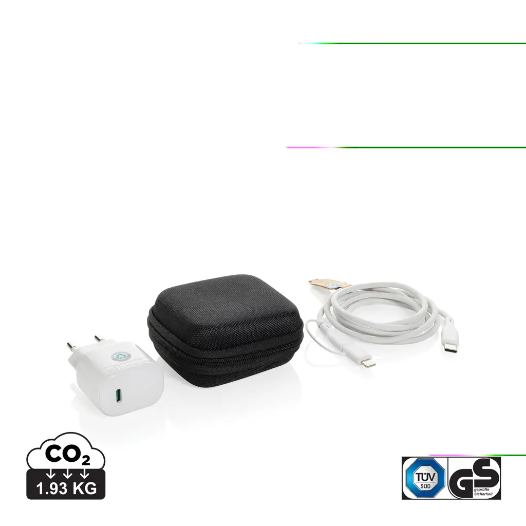 Zidni punjač 20W i kablovi type-C P301.25 black-1