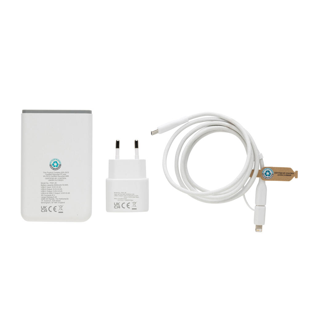 Set za punjenje 3 kom 20W type-C Surge RCS P301.26 black-8