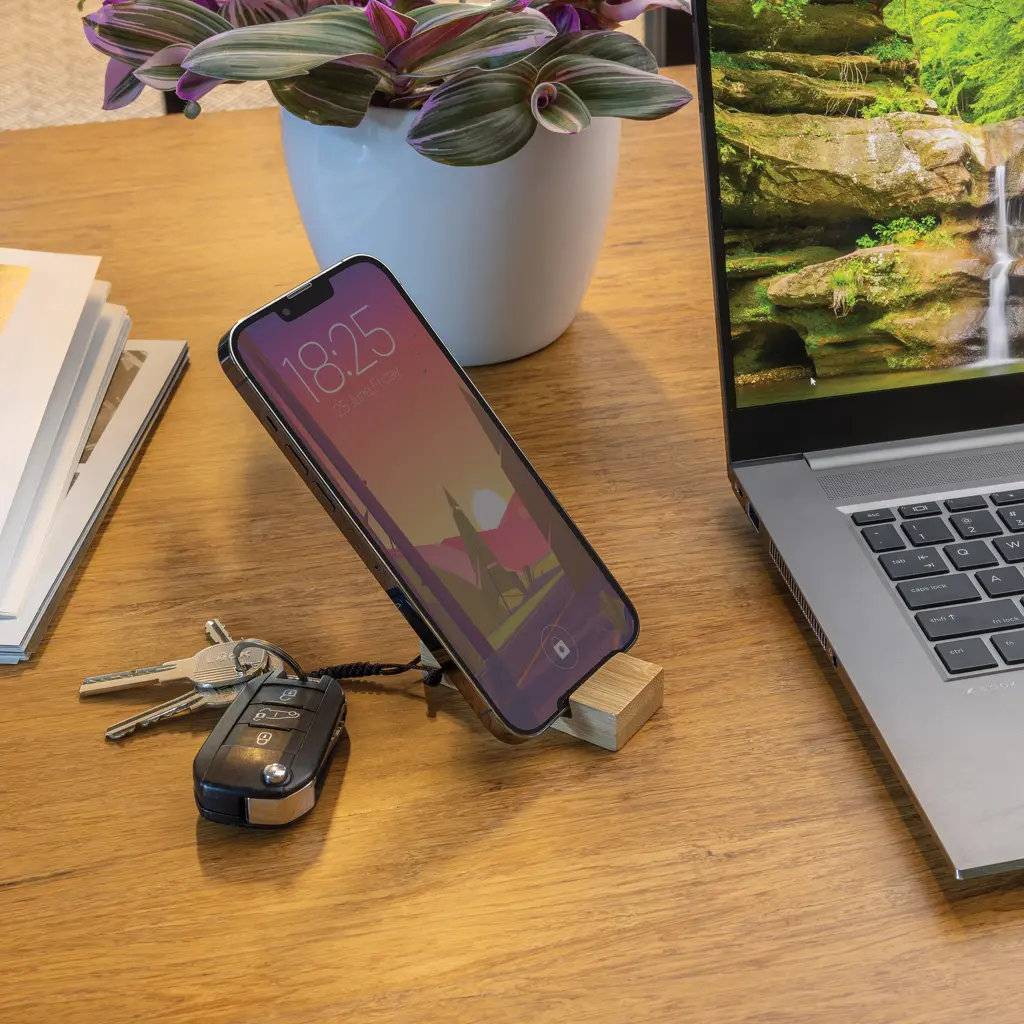 Stalak za telefon s privjeskom za ključeve Standkey P301.38 brown-7