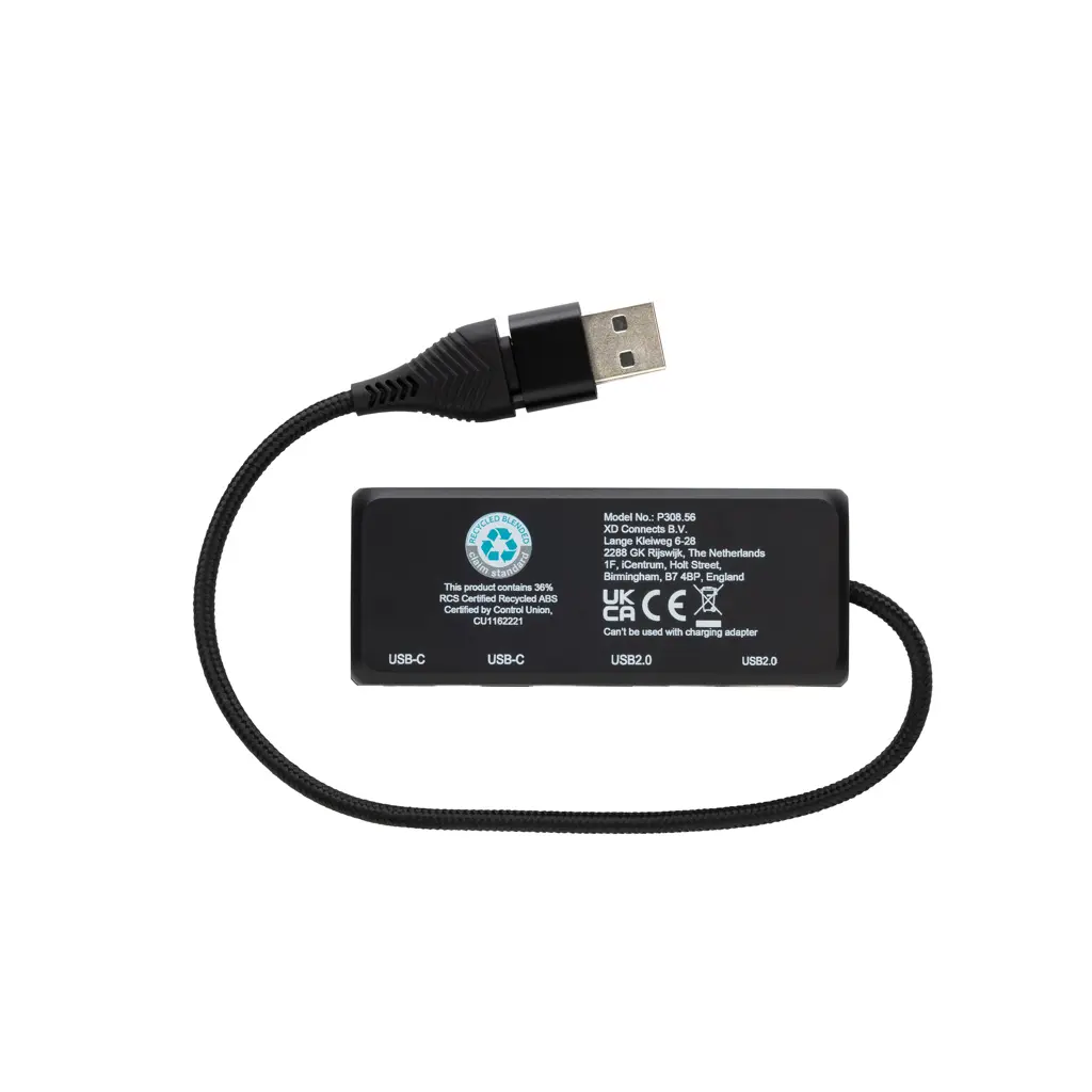 USB hub Link RCS P308.56 black-4