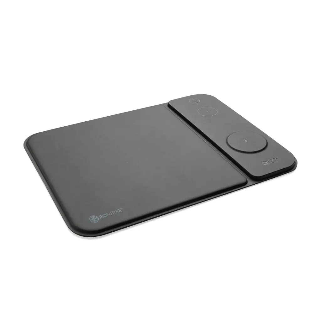 Podloga za miš 3u1 bežični punjač 15W Swiss peak RCS P309.03 black-3