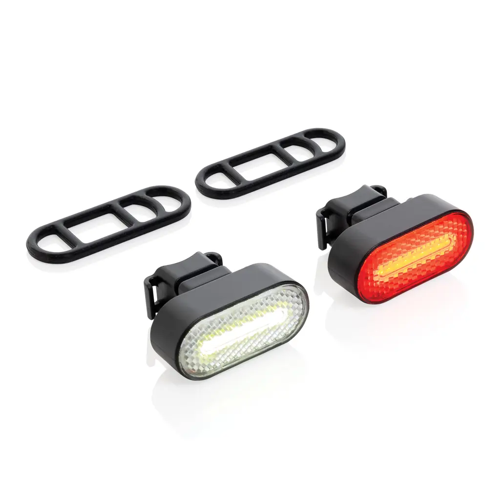 Set USB rasvjetnih svjetala za bicikle Lumino RCS P513.84 black-2