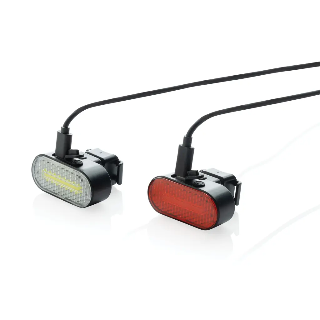 Set USB rasvjetnih svjetala za bicikle Lumino RCS P513.84 black-6