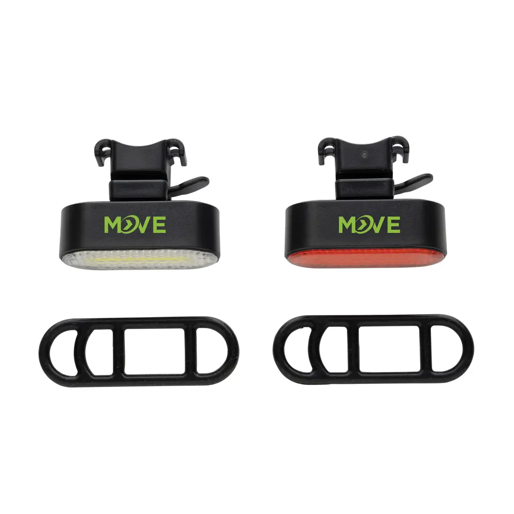 Set USB rasvjetnih svjetala za bicikle Lumino RCS P513.84 black-3