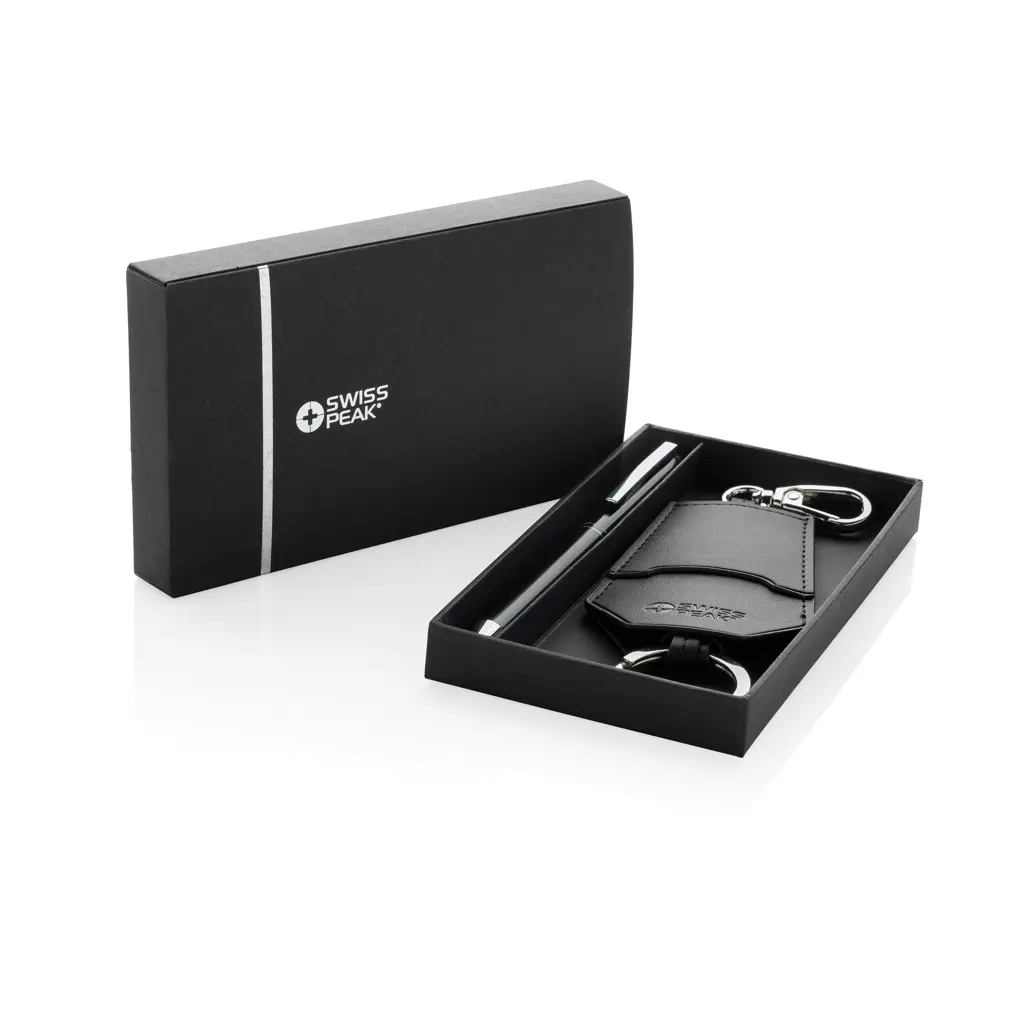 Držač za ključeve i komplet kemijska olovka SP Tula RCS P820.97 black-9