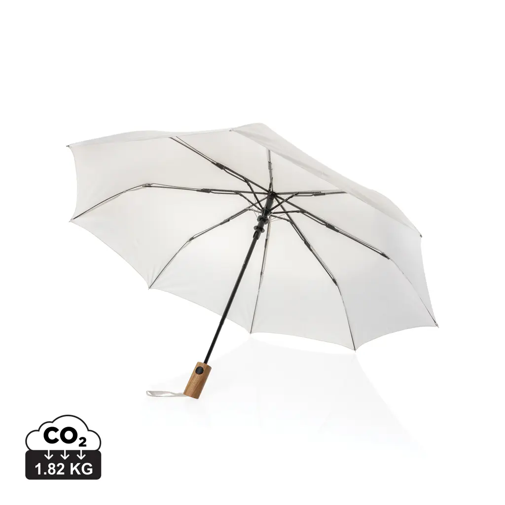 Mini automatski kišobran Kaycey 21" AWARE™ RPET P850.70 beige-1