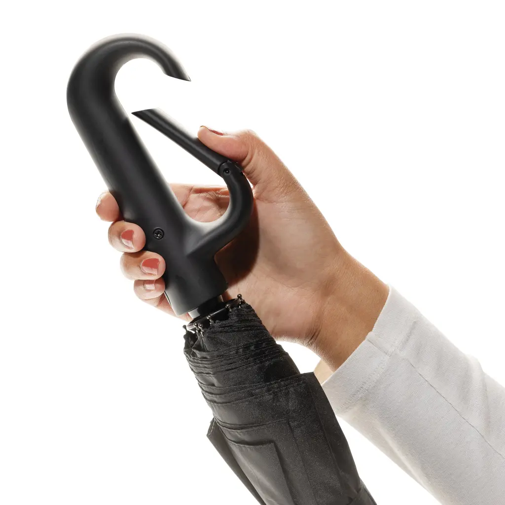 Kišobran s karabinerom Yara 21" AWARE™ RPET P850.71 black-6