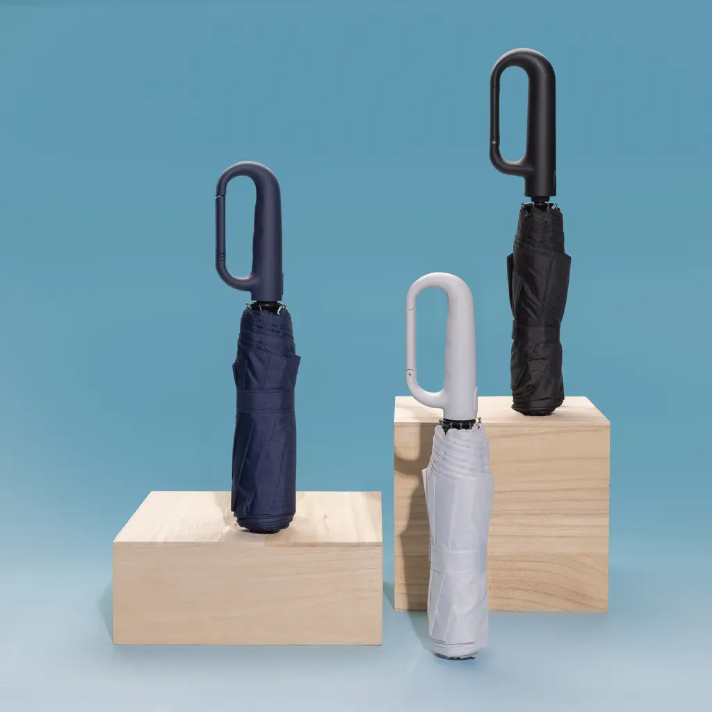 Kišobran s karabinerom Yara 21" AWARE™ RPET P850.71 navy-7
