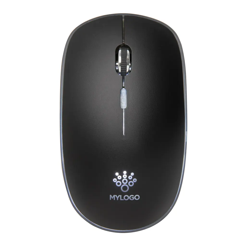 Bežični miš sa svjetlećim logotipom P300.32 black-6