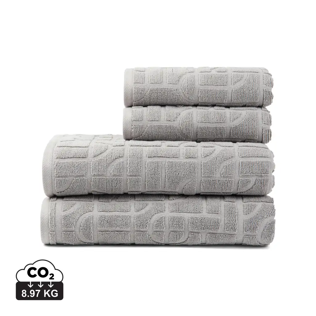 VINGA Verso OCS ručnik od organskog pamuka, set od 4 kom V45004 grey-7