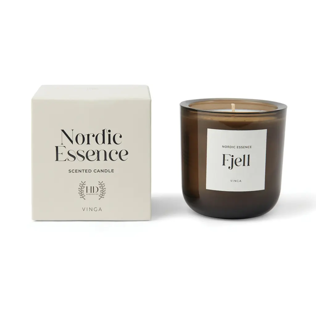 Mirisna svijeća velika Nordic essence V26205 off white-2