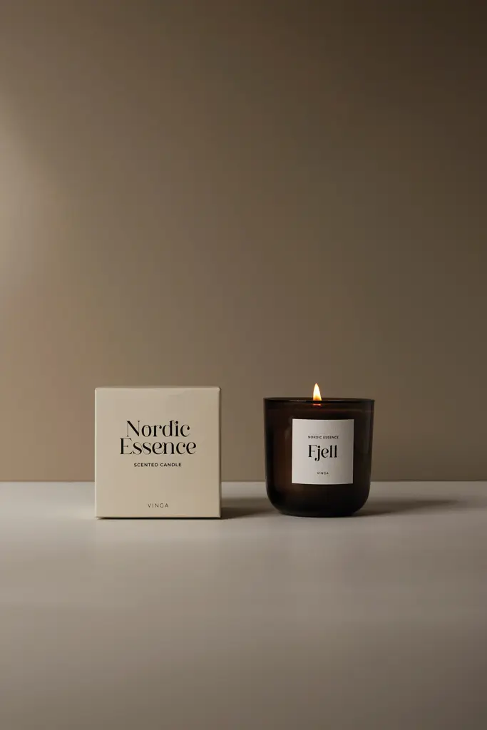 Mirisna svijeća velika Nordic essence V26205 off white-4