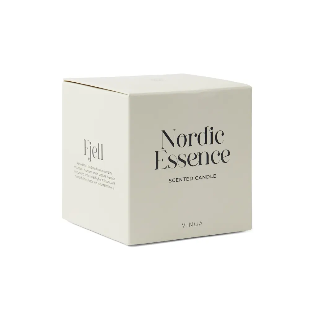 Mirisna svijeća velika Nordic essence V26205 off white-5