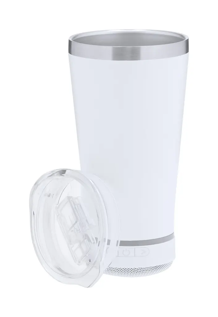 Termo šalica sa zvučnikom Duxen AP735530 white ø91×190 mm-6
