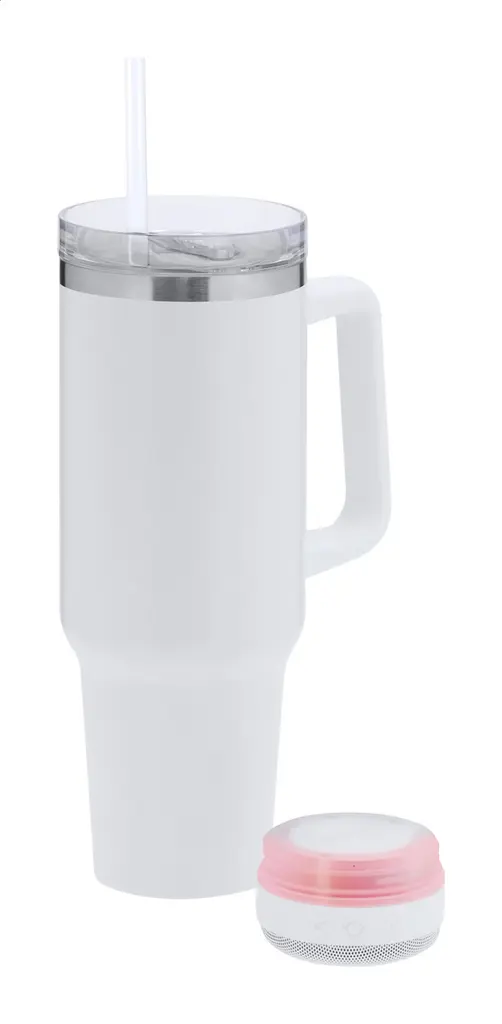 Termo šalica sa zvučnikom Frana AP735531 white ø99×300 mm-0