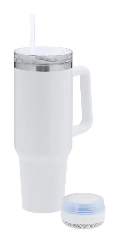 Termo šalica sa zvučnikom Frana AP735531 white ø99×300 mm-1