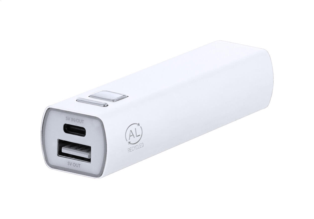 Power bank RaluBase AP735487 white 21×94×26 mm-0